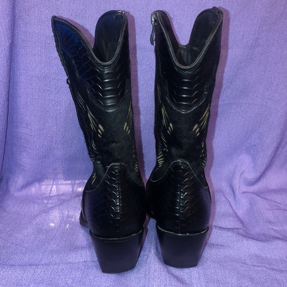 Used Women’s Ride Tec Motorcycle Boot Size 10 8547 Black - Picture 8 of 12